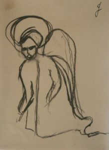 Angelo inginocchiato